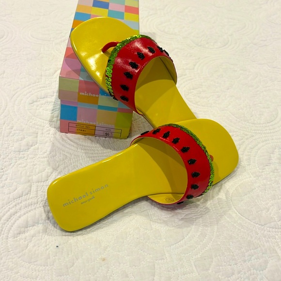 Michael Simon Shoes - Michael Simon Sandals Size 9 1/2
